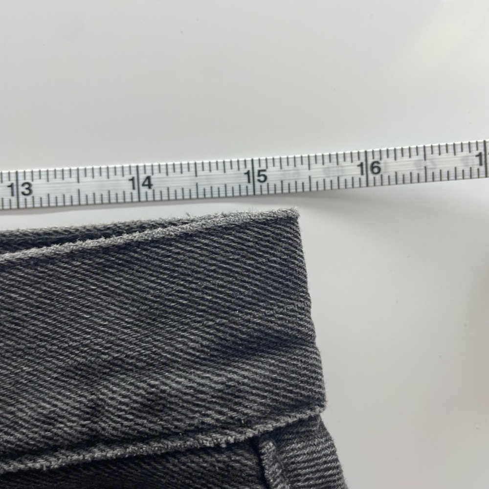 MADEWELL BLACK Lunar Wash Rigid ALine Denim Skirt NWT - Picture 7 of 9